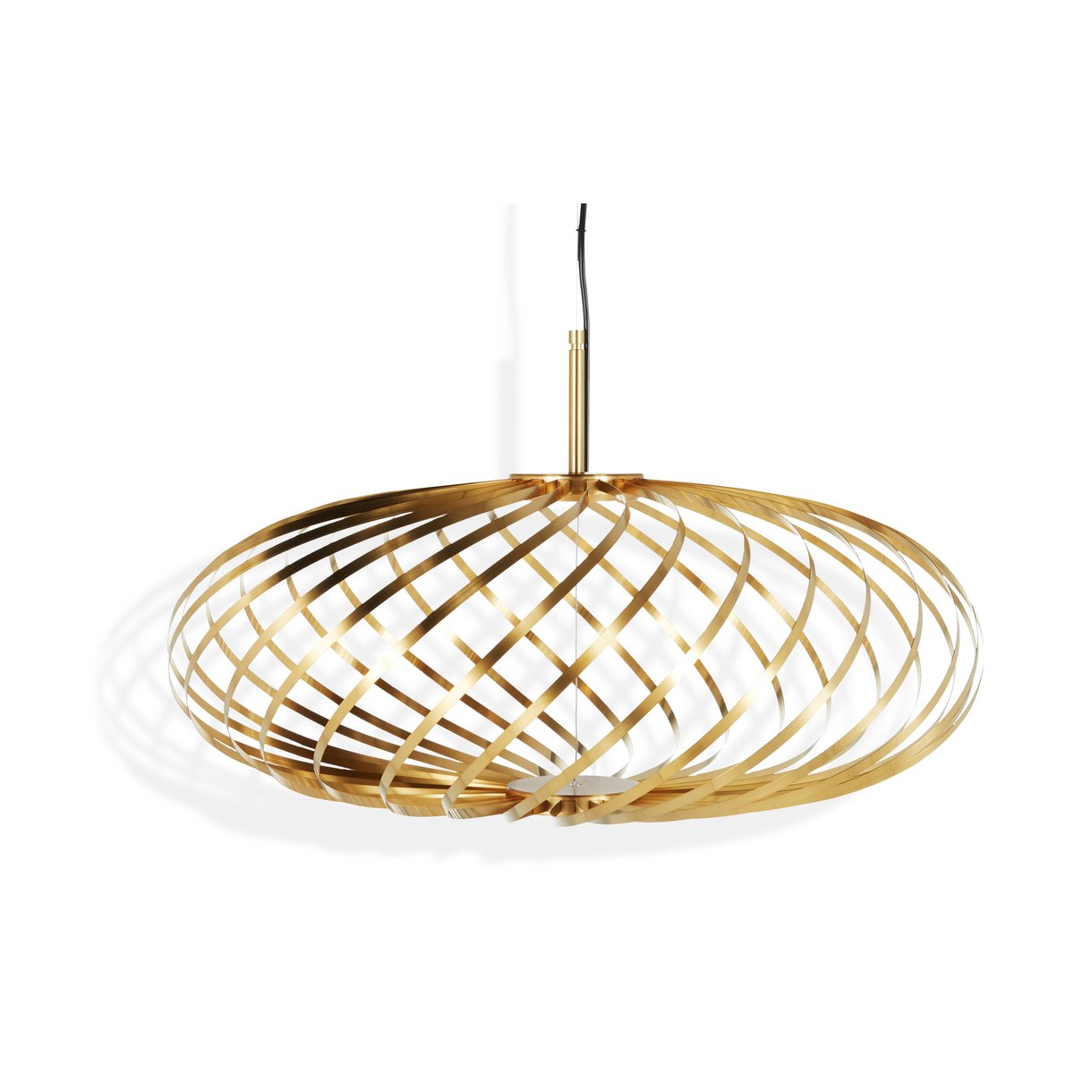 Tom Dixon Spring pendant LED brass Small | Scandinavian Design | Pendant lamps | Gold-coloured