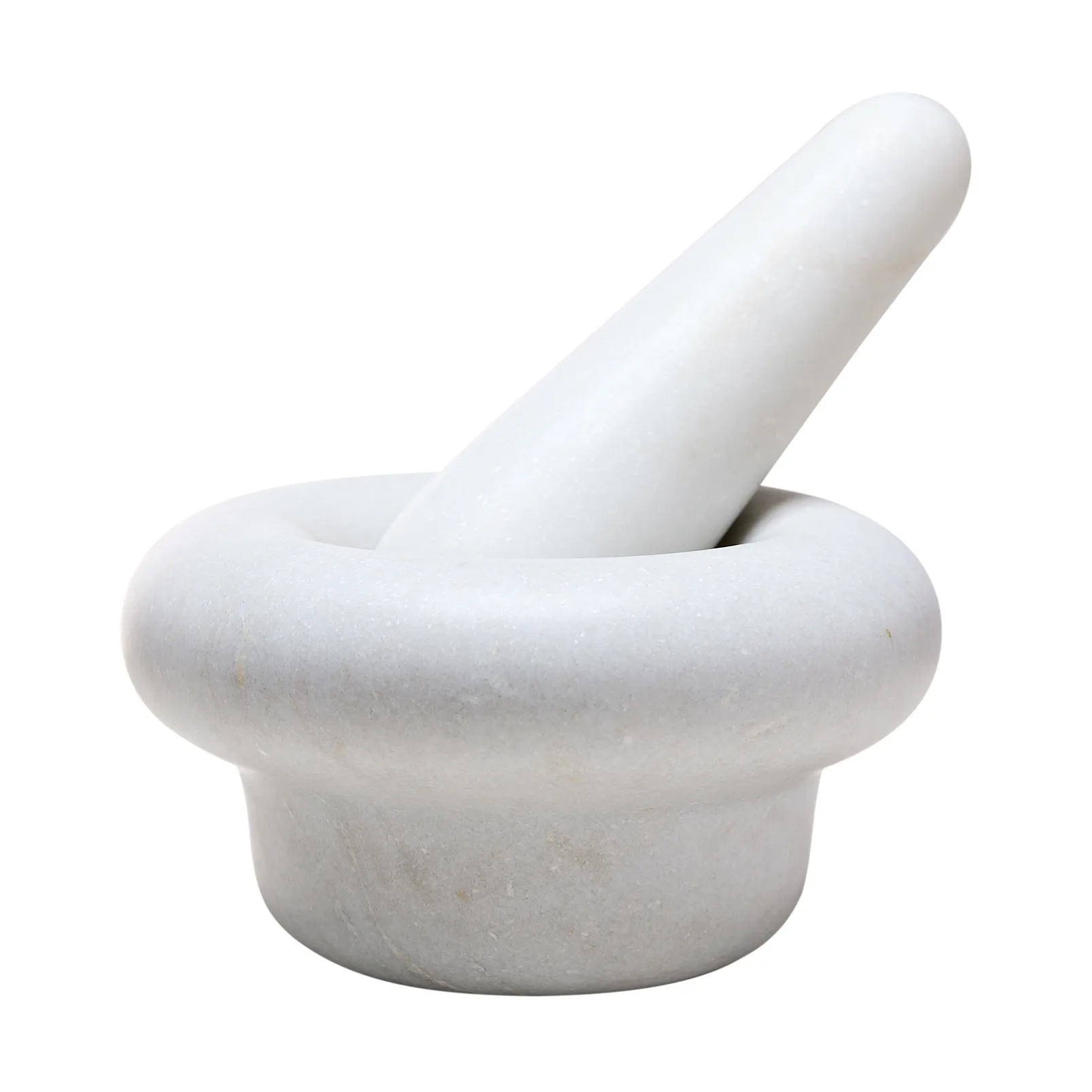 Stone mortar Ø20 cm, White marble Tom Dixon