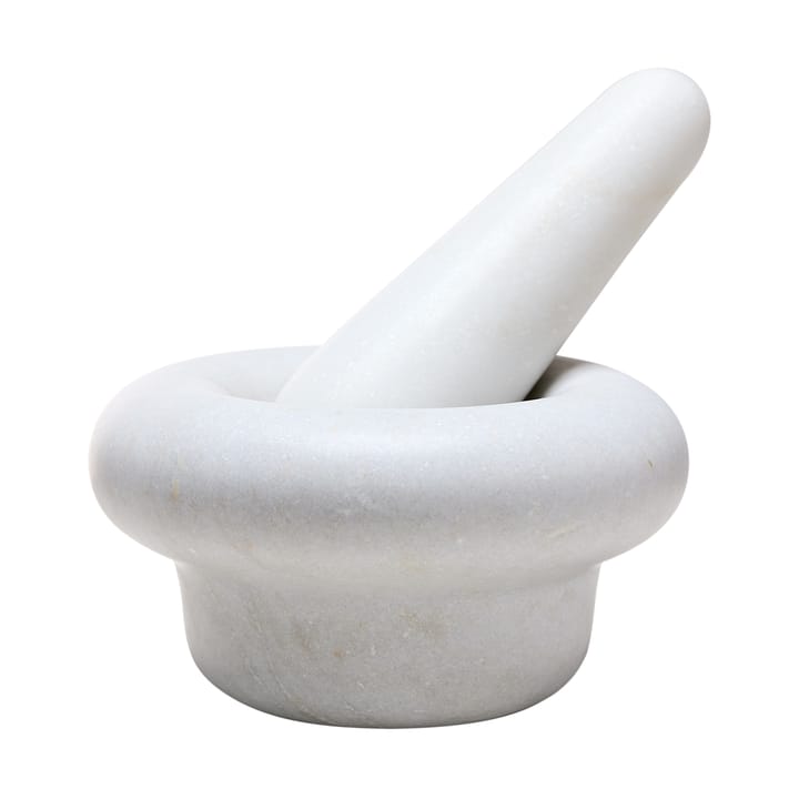 Stone mortar Ø20 cm - White marble - Tom Dixon
