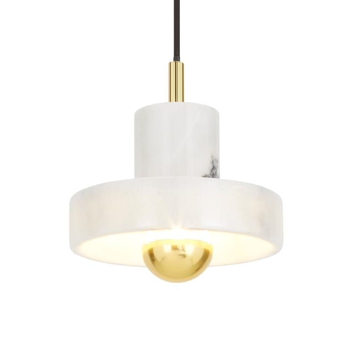 Stone pendant lamp - White marble - Tom Dixon