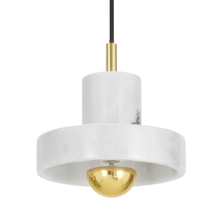 Stone pendant lamp - White marble - Tom Dixon