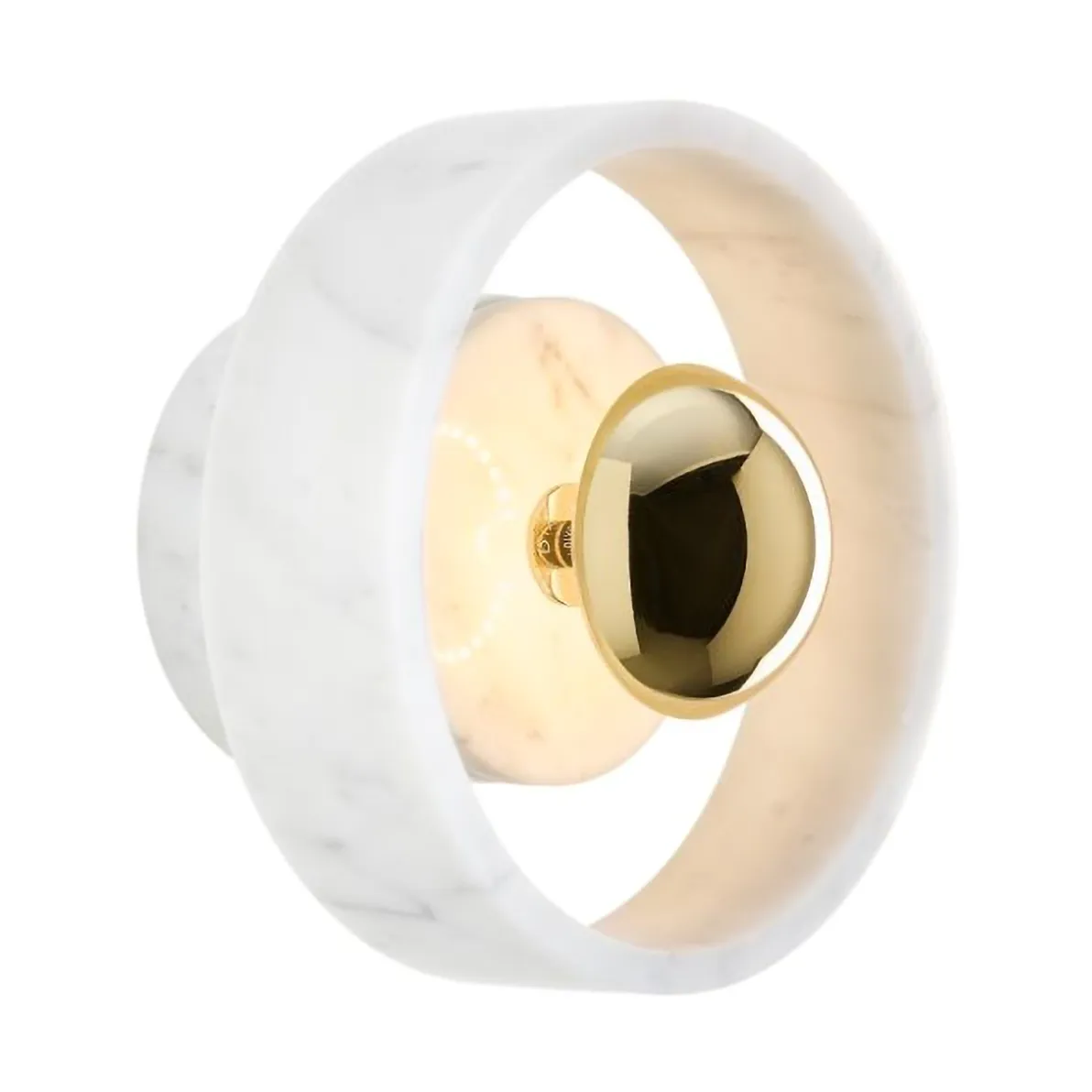 Stone Wall lamp, White marble Tom Dixon