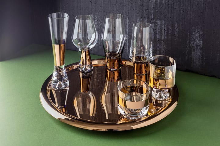 Tank champagne glass 2-pack, Copper Tom Dixon