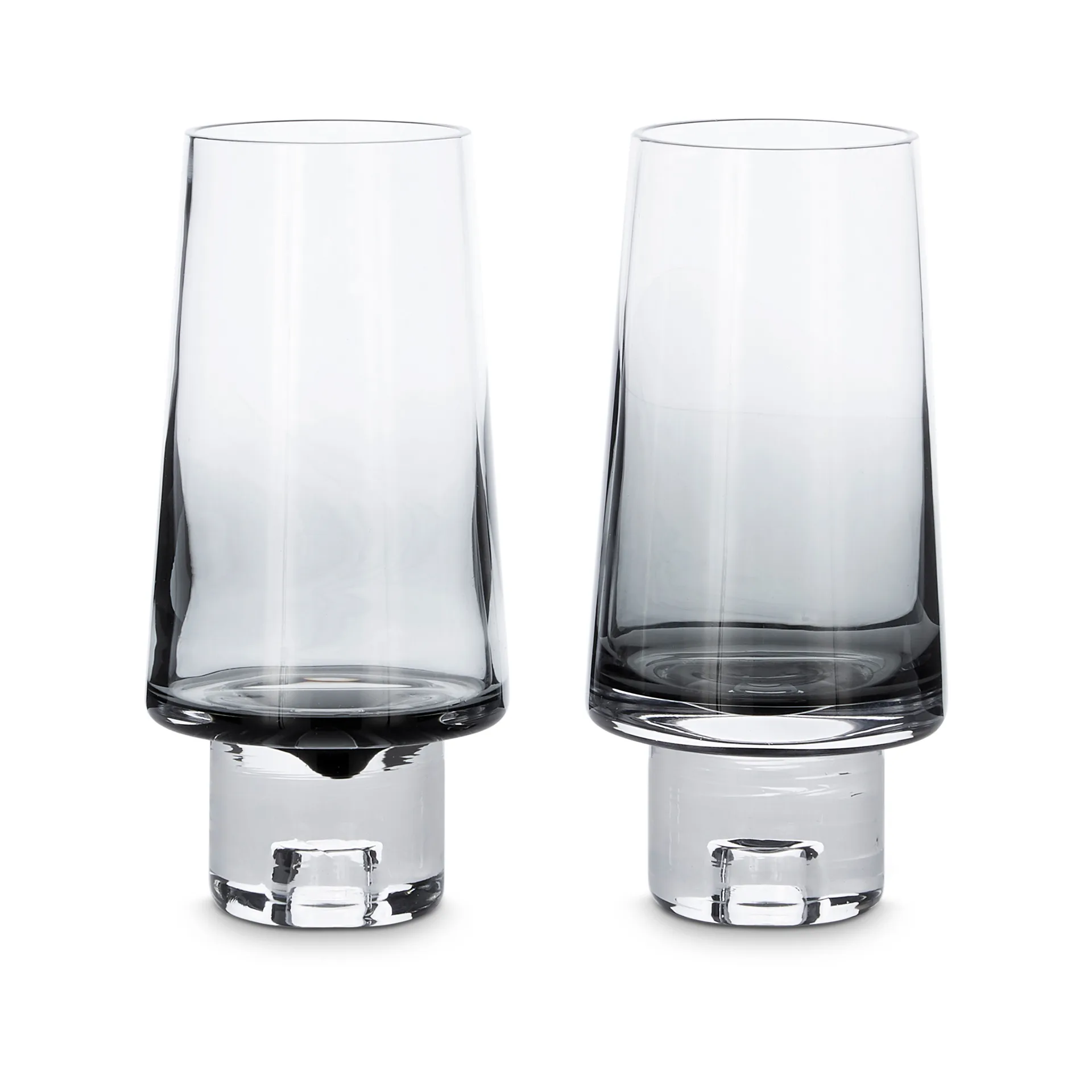 Tank drinking glass high 2-pack, black Tom Dixon
