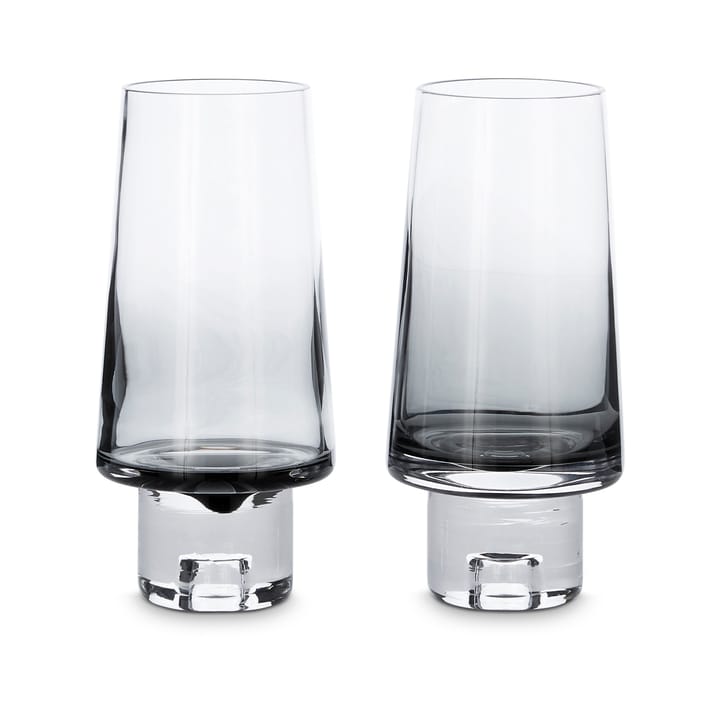 Tank drinking glass high 2-pack - black - Tom Dixon