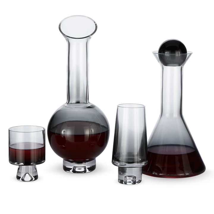 Tank drinking glass high 2-pack - black - Tom Dixon