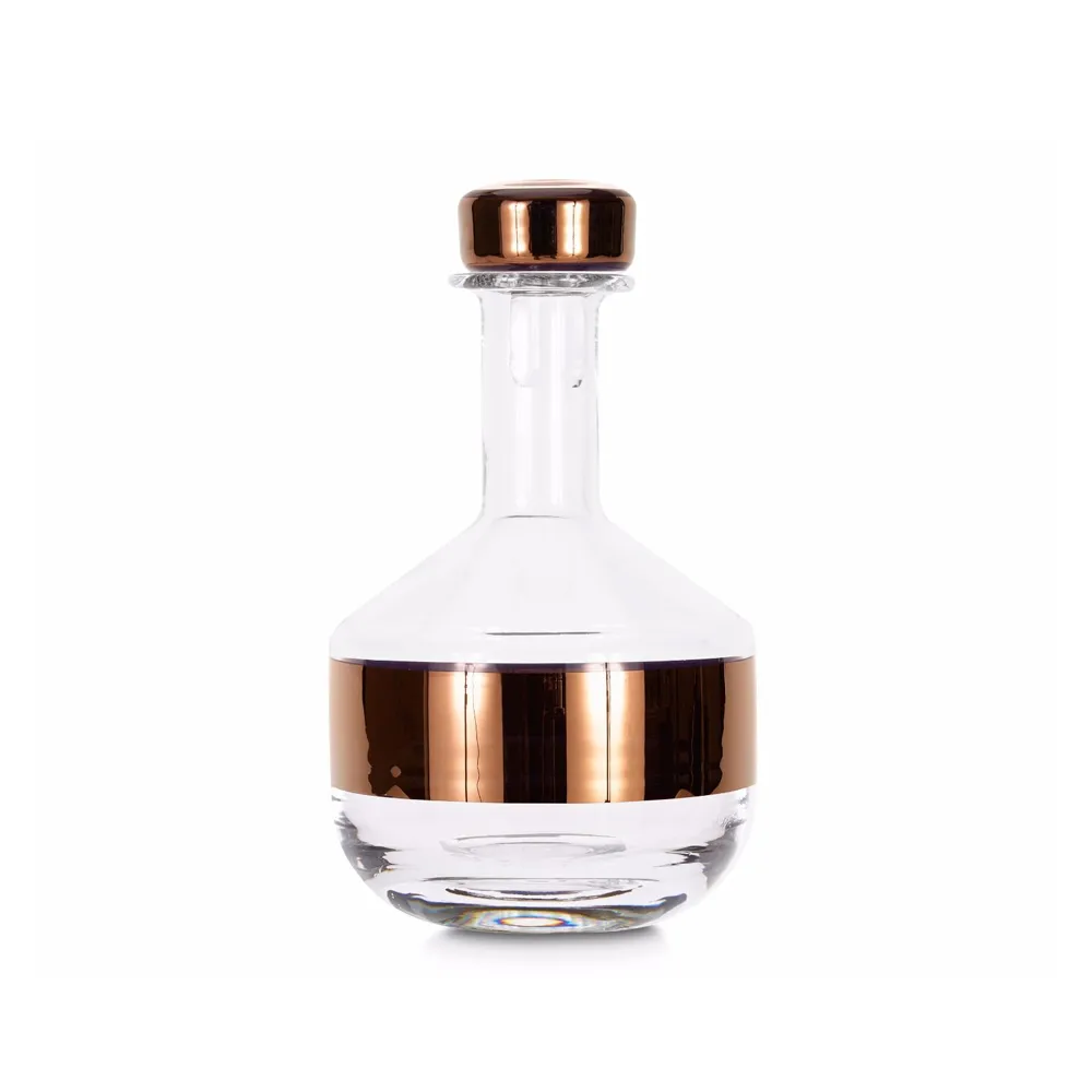 Tom Dixon Tank whiskey carafe 1 L Copper | Scandinavian Design | Wine & barware | Transparent
