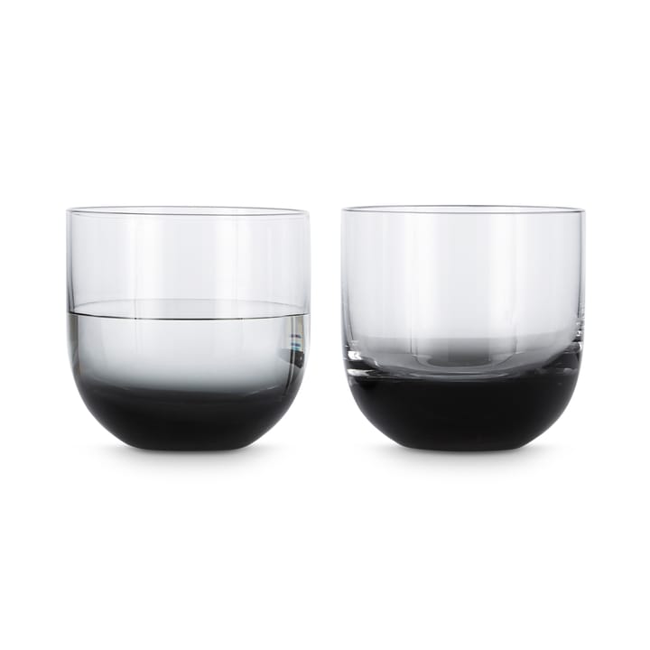 Tank whiskey glass 2-pack - black - Tom Dixon