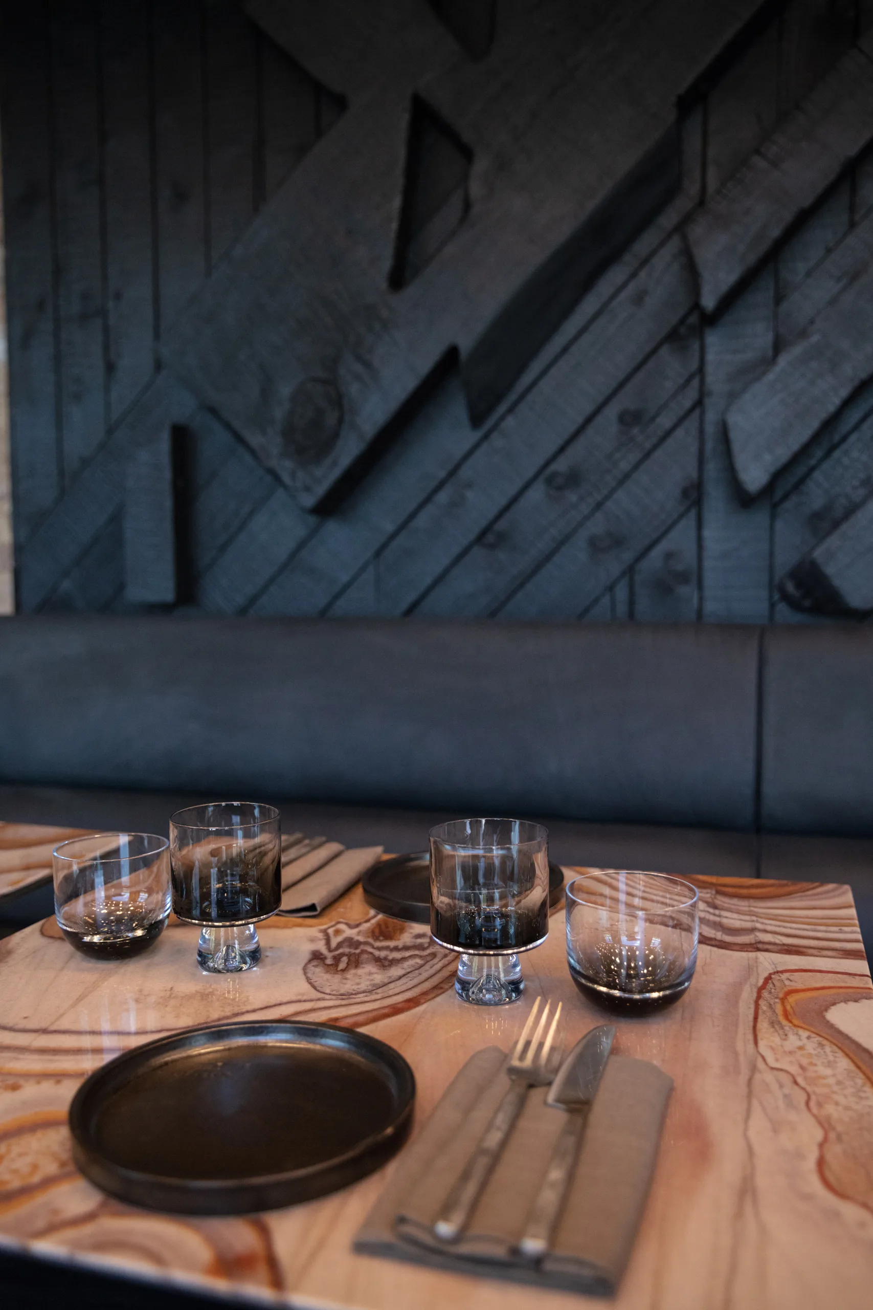 Tank whiskey glass 2-pack, black Tom Dixon