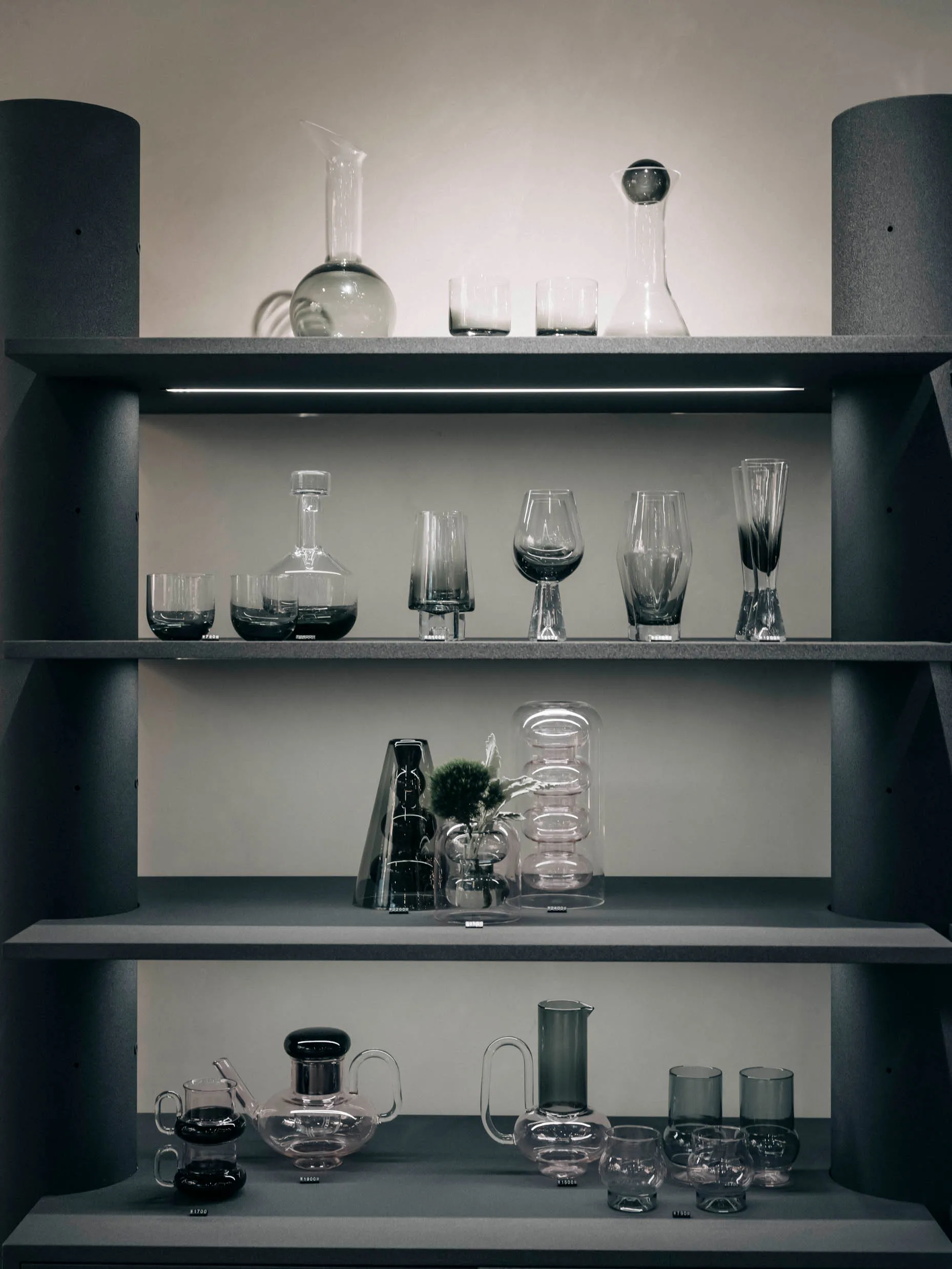 Tank whiskey glass 2-pack, black Tom Dixon