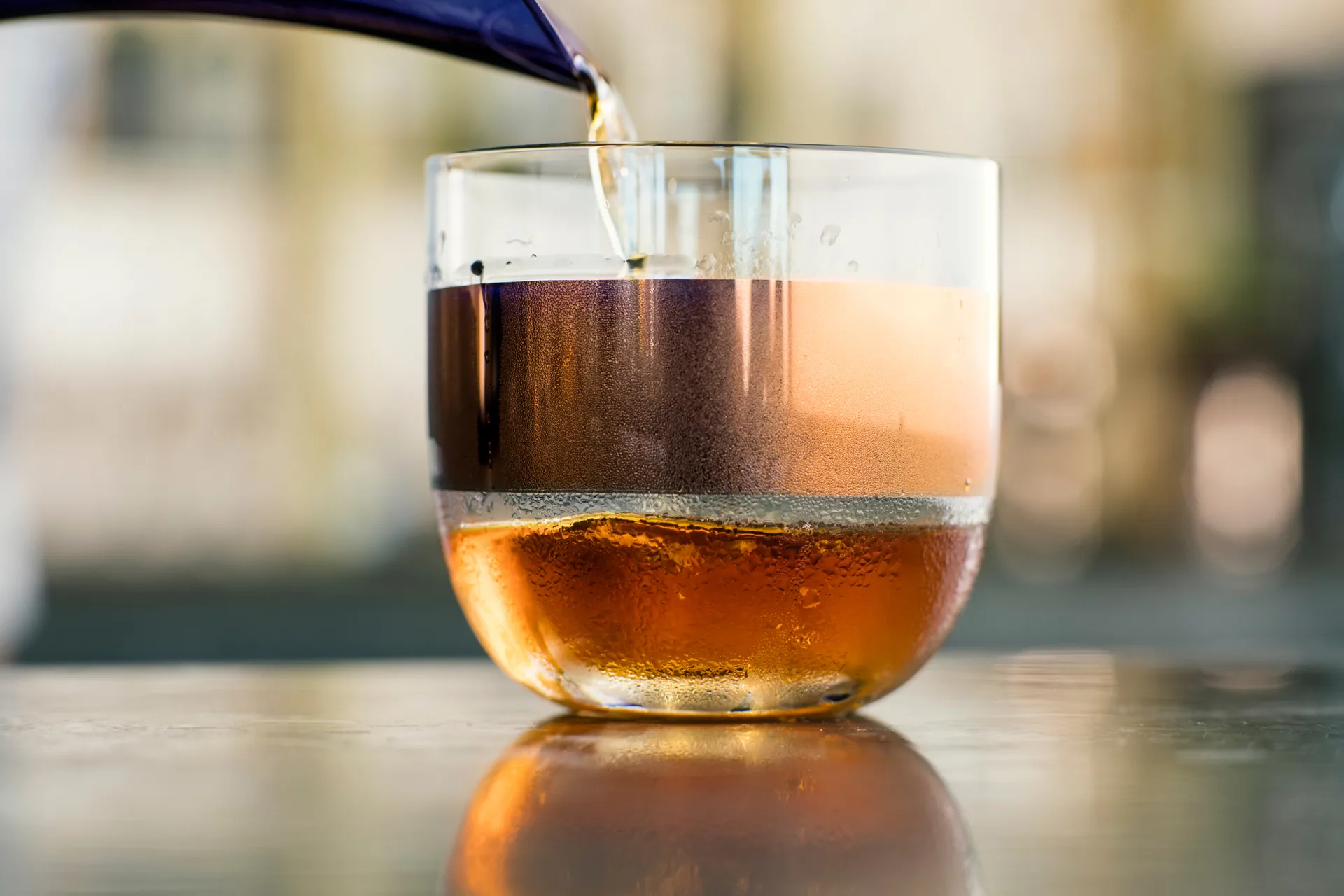 Tank whisky glass 30 cl 2-pack, Clear-copper Tom Dixon