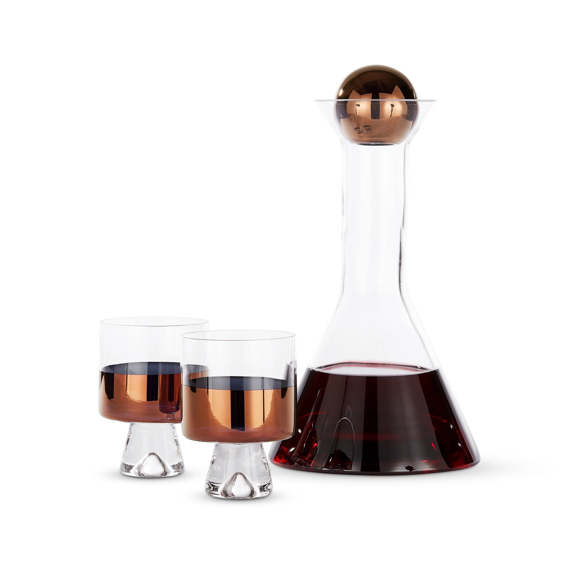 Tank wine carafe 1 L, Copper Tom Dixon