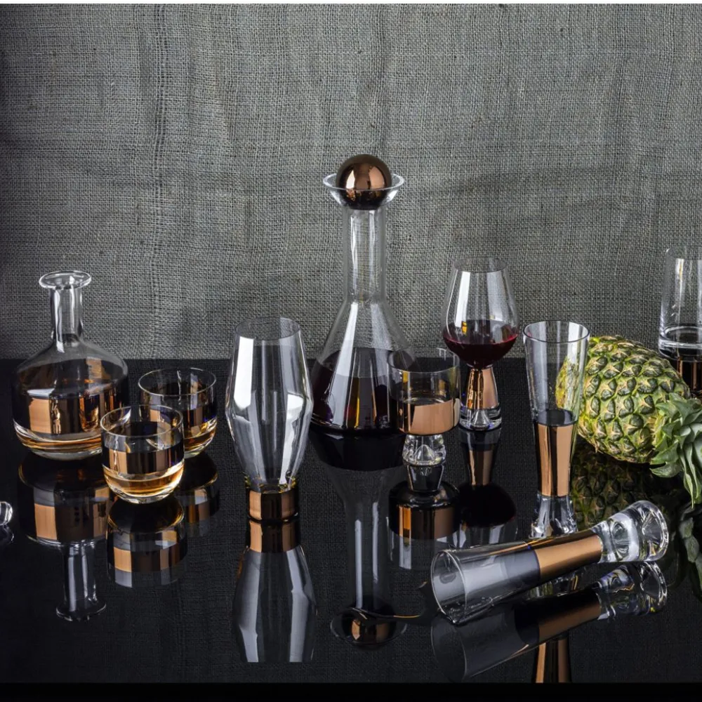 Tank wine carafe 1 L, Copper Tom Dixon