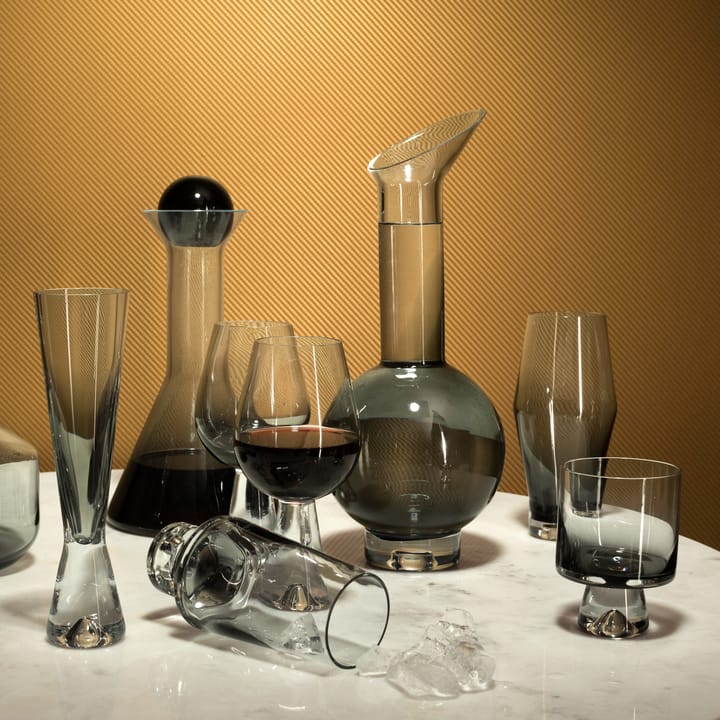 Tank wine glass 2-pack - black - Tom Dixon