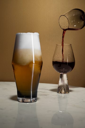 Tank wine glass 2-pack - black - Tom Dixon