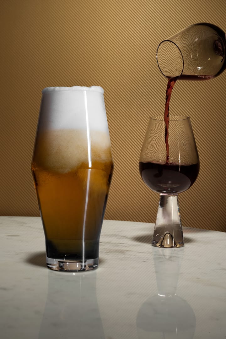 Tank wine glass 2-pack, black Tom Dixon