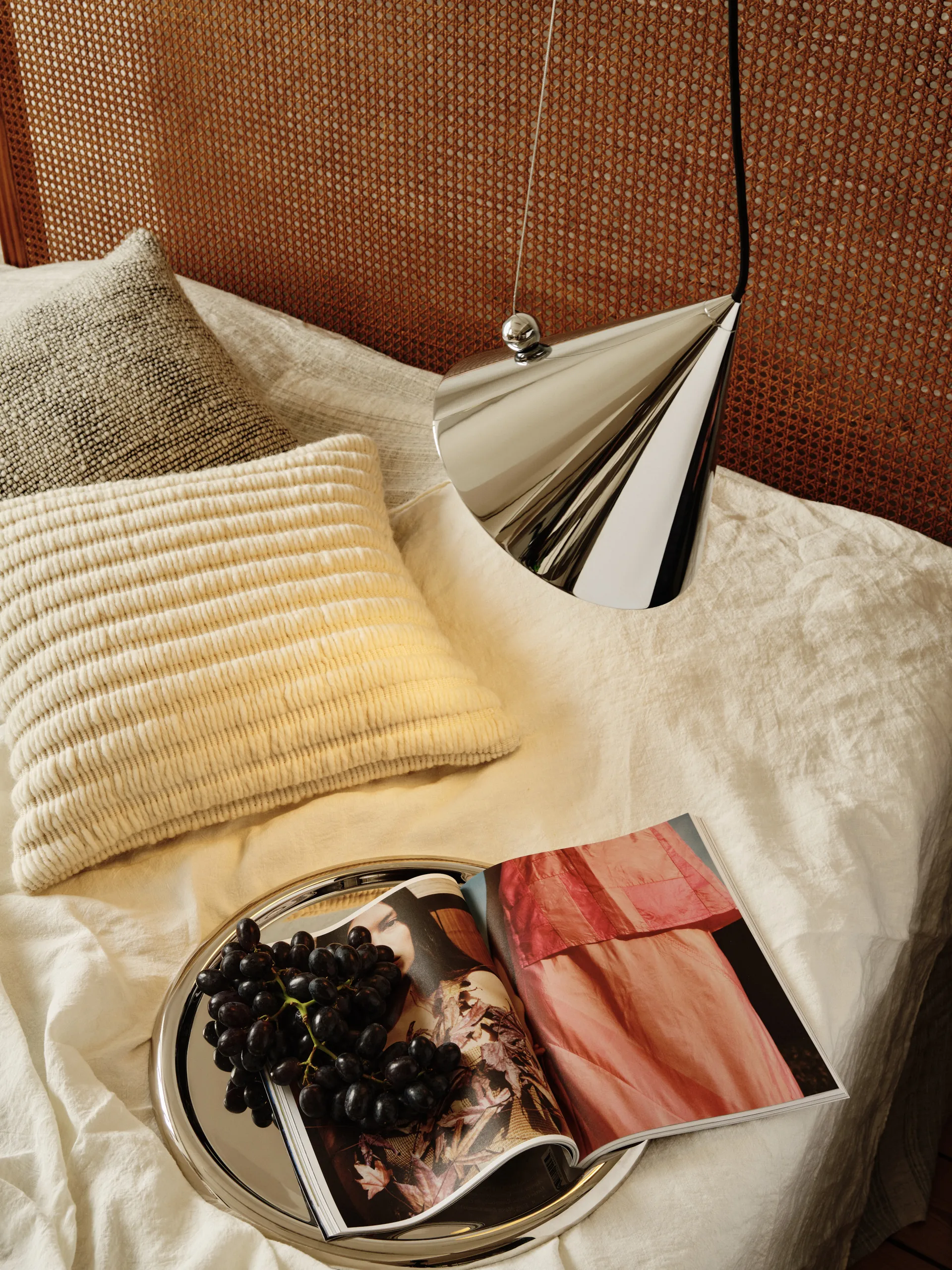 Thread cushion, Black & White, 50x50 cm Tom Dixon