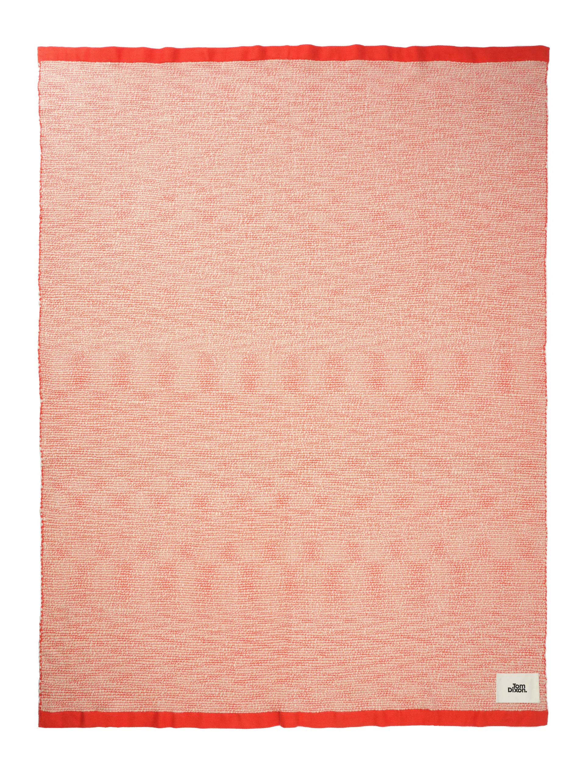Thread felt 140x180 cm, Orange & White Tom Dixon