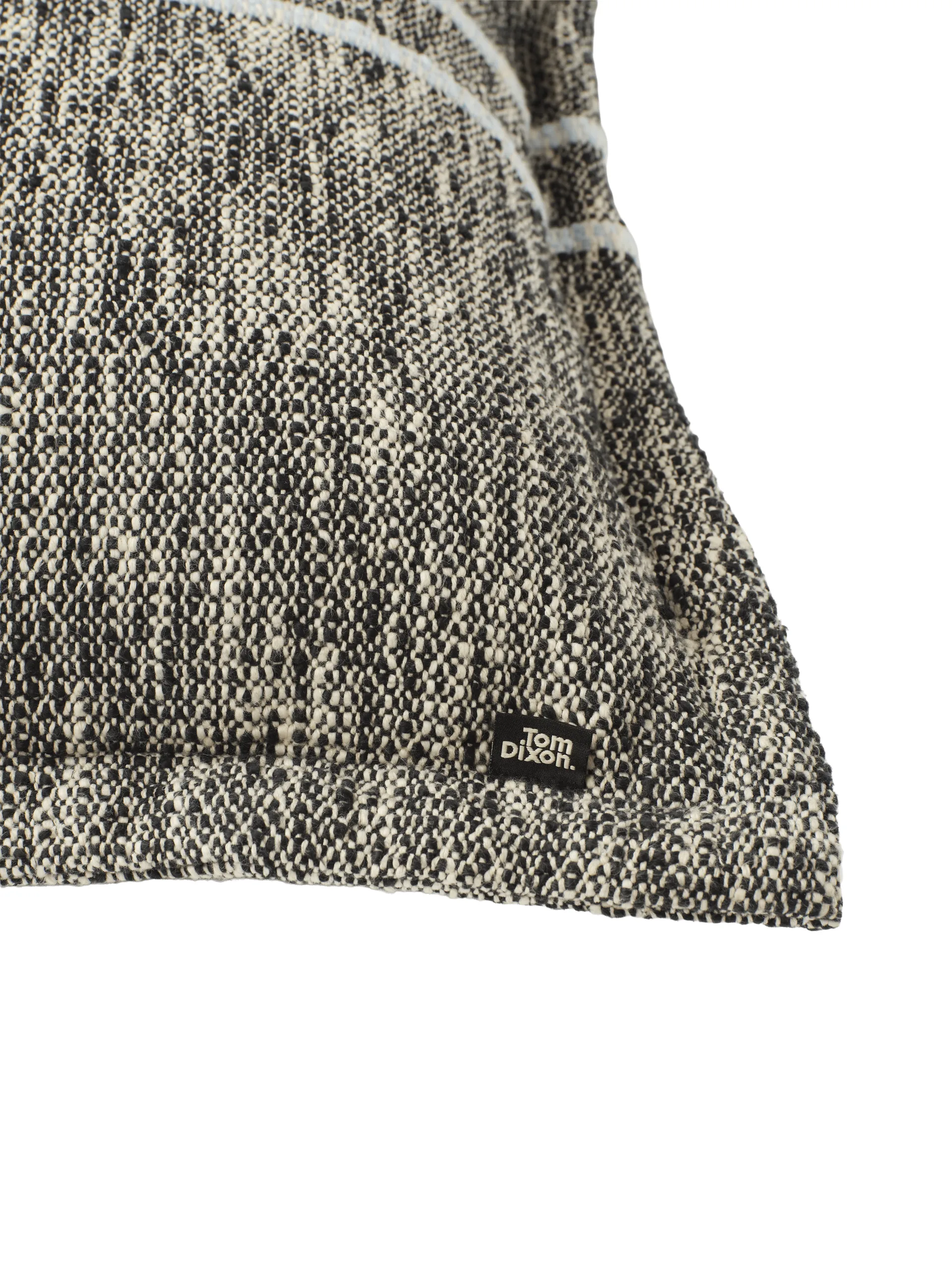 Track decorative cushion, Black, 56x56 cm Tom Dixon