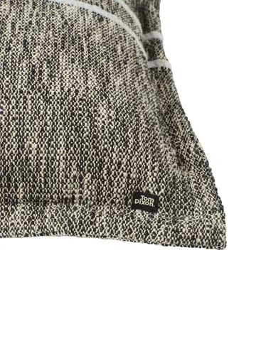 Track decorative cushion - Black, 56x56 cm - Tom Dixon