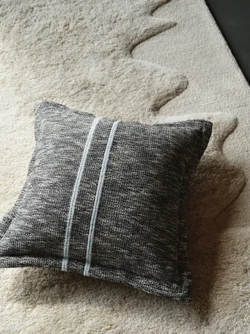 Track decorative cushion - Black, 56x56 cm - Tom Dixon