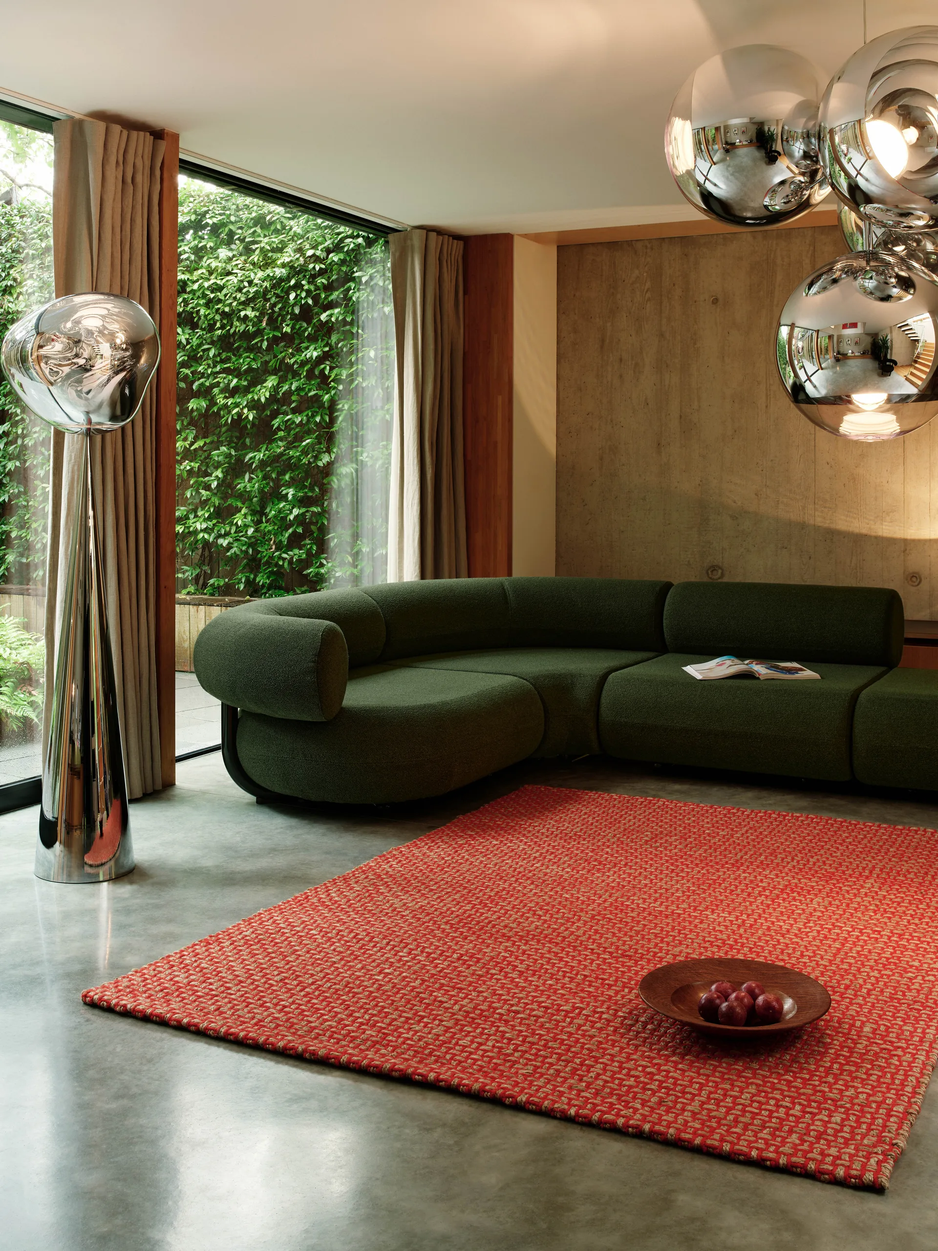 Weave rug, Orange 200x300 cm Tom Dixon