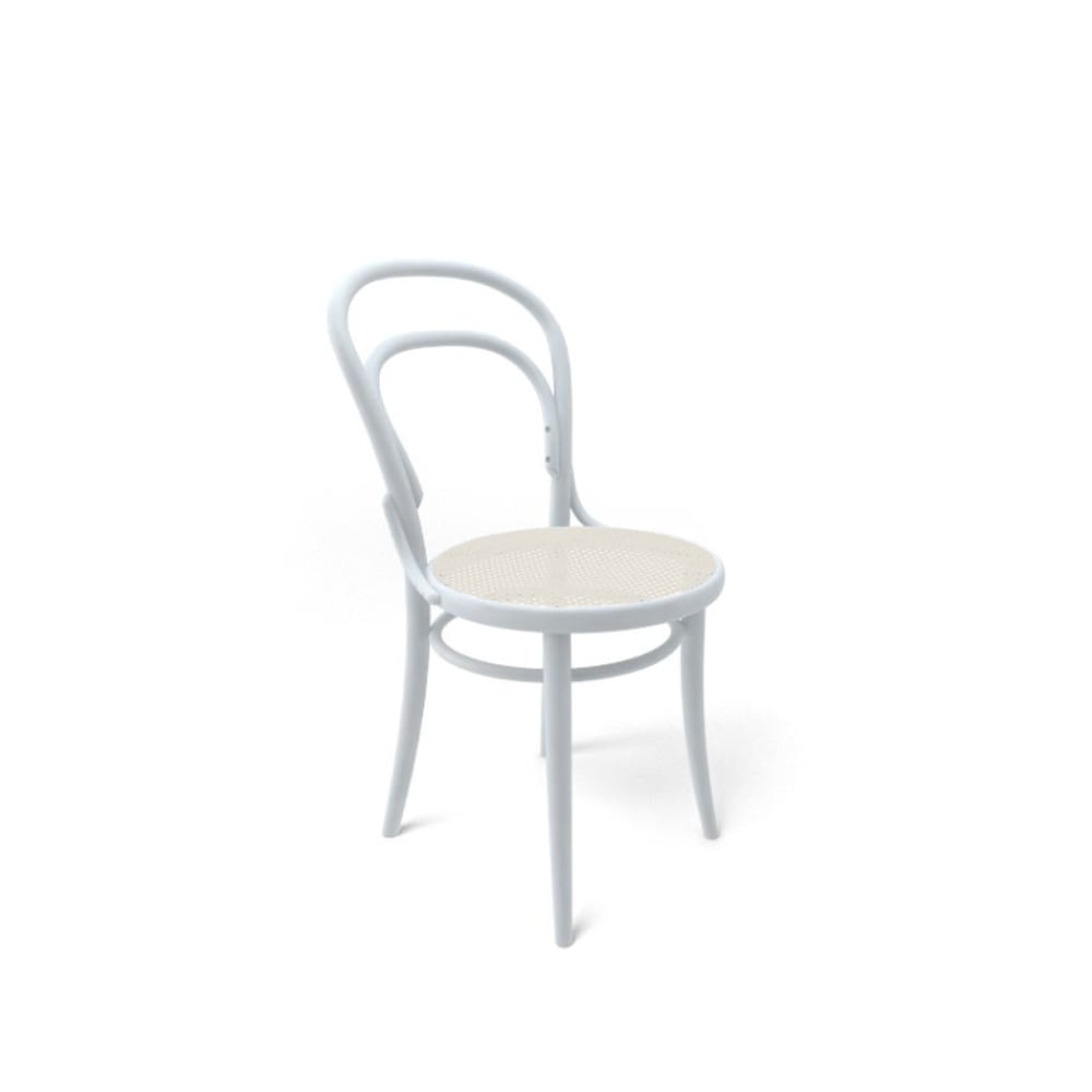 Ton no.14 chair White B20-New rattan seat | Scandinavian Design | Chairs | White
