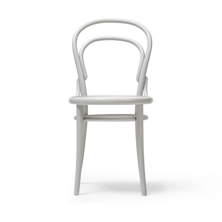 Ton no.14 chair - White stained B20-New veneer seat - TON