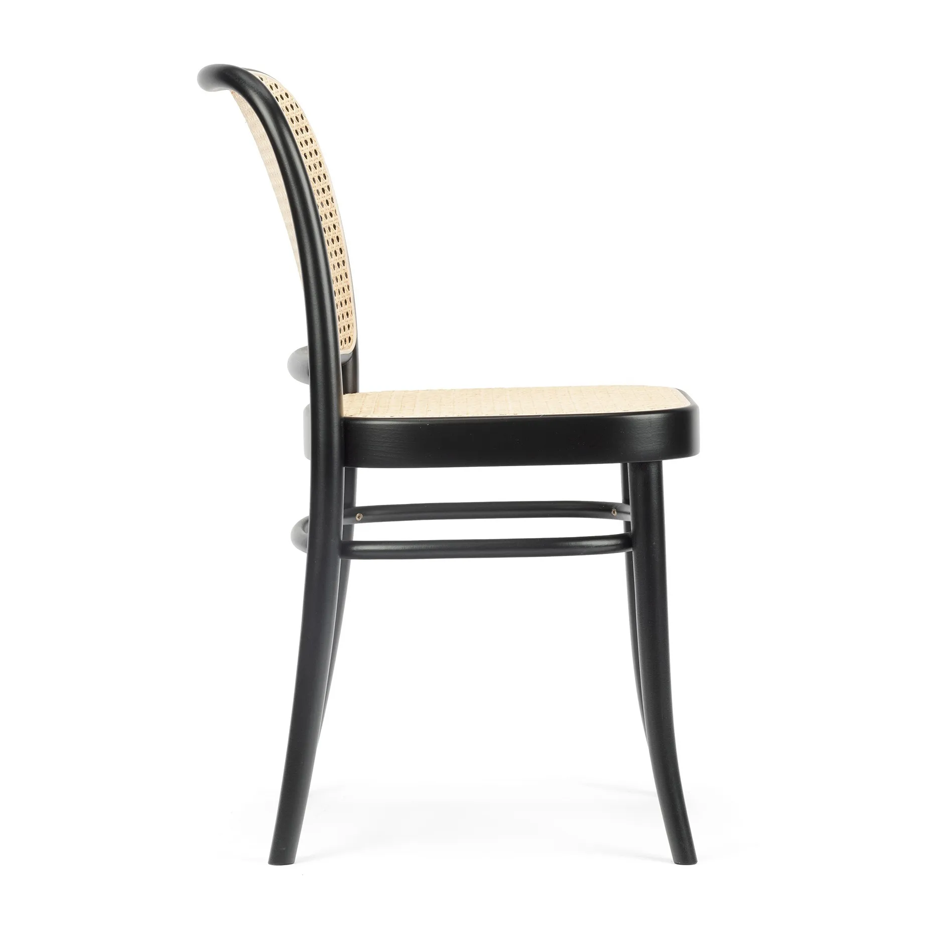 Ton no.811 chair rattan, Black stainedB123-New rattan TON