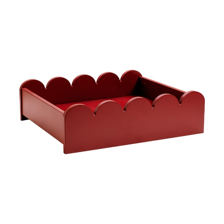 Bump tray 35x41 cm - Burgundy - TÔNN furniture