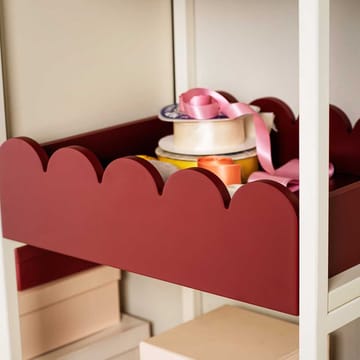 Bump tray 35x41 cm - Burgundy - TÔNN furniture