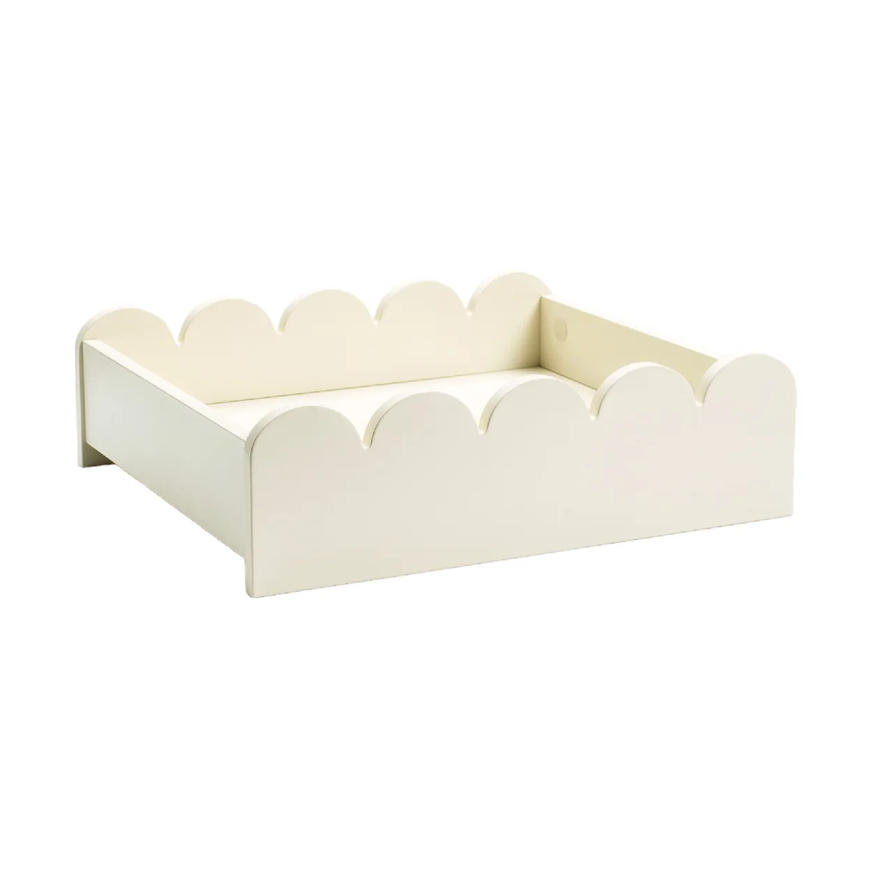 TÔNN furniture Bump tray 35x41 cm Off-white | Scandinavian Design | Trays | White