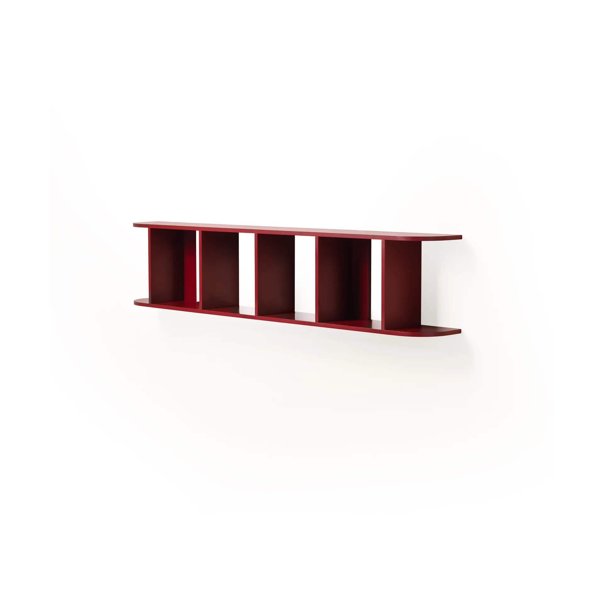 Flaneaur wall shelf 27x128 cm, Burgundy TÔNN furniture