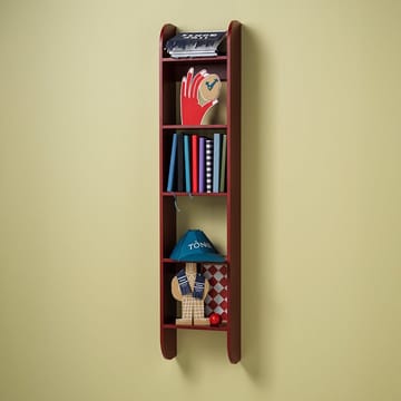 Flaneaur wall shelf 27x128 cm - Burgundy - TÔNN furniture
