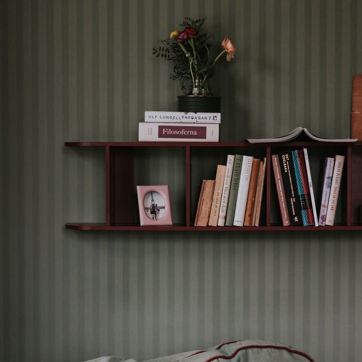 Flaneaur wall shelf 27x128 cm, Burgundy TÔNN furniture