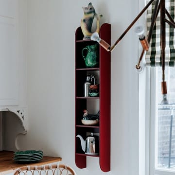 Flaneaur wall shelf 27x128 cm - Burgundy - TÔNN furniture