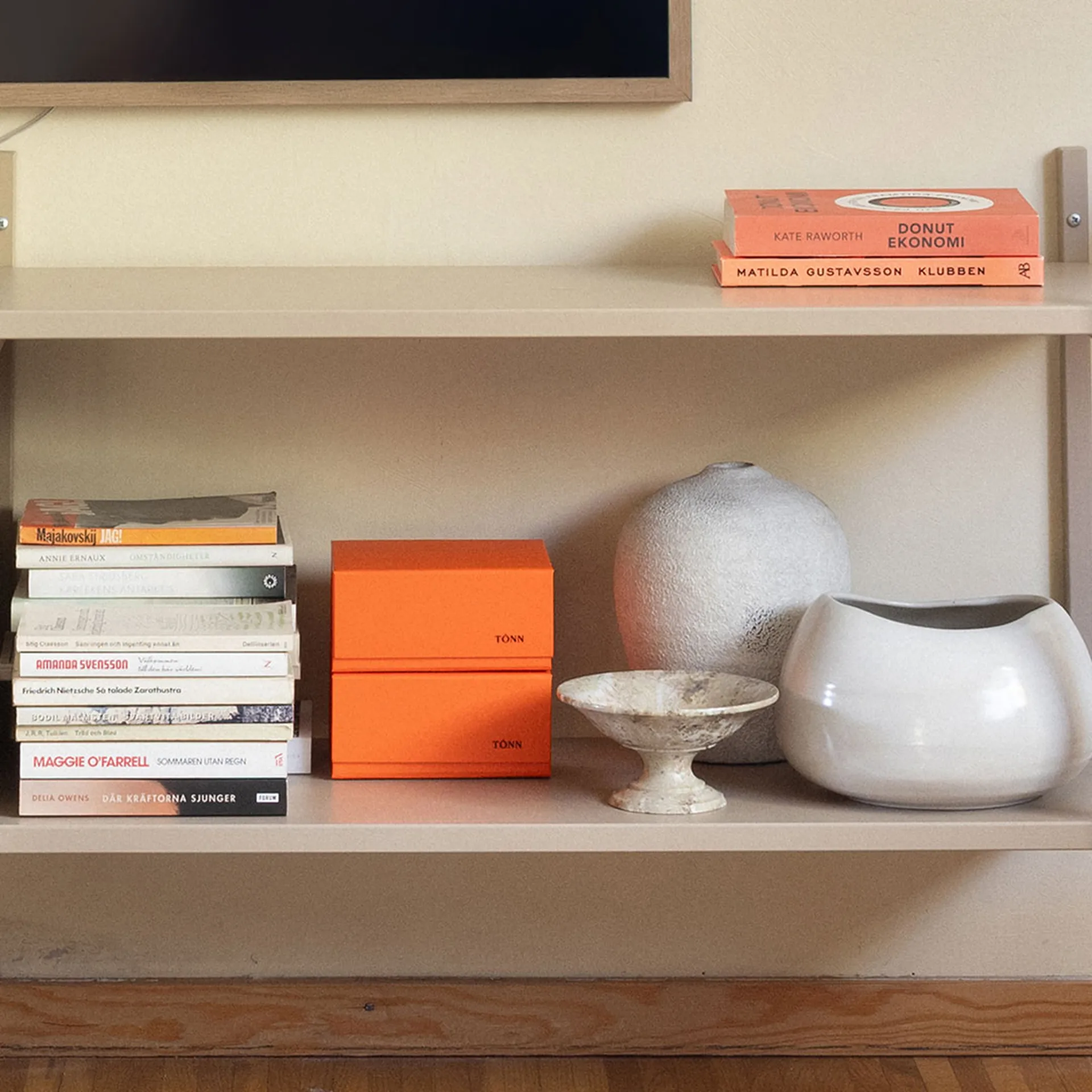 Pac box storage box, Danish red, small 11x10.5x16 cm, 2-pack TÔNN furniture