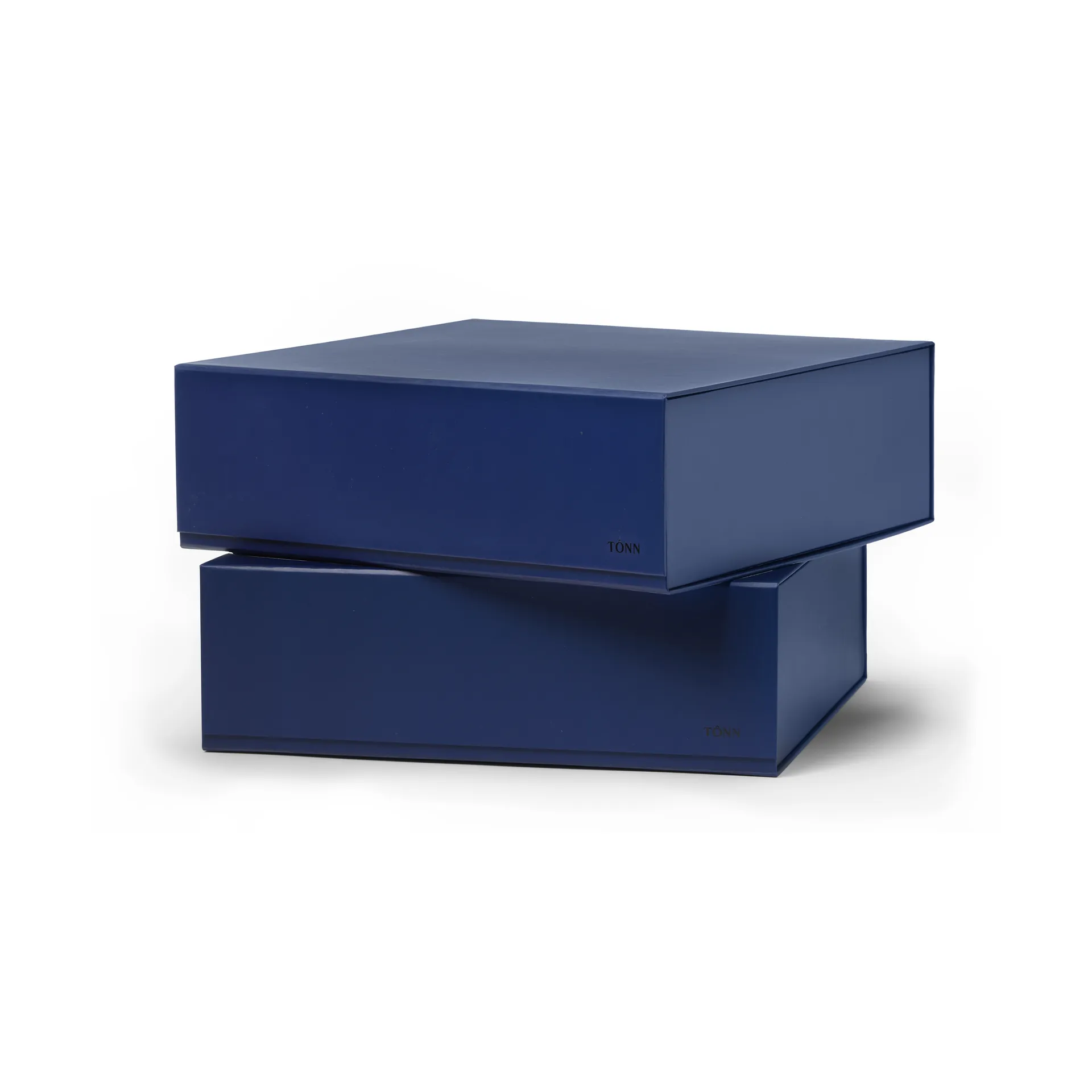 Pac box storage box, Midnight blue, large 32.5x10.5x30 cm, 2-pack TÔNN furniture