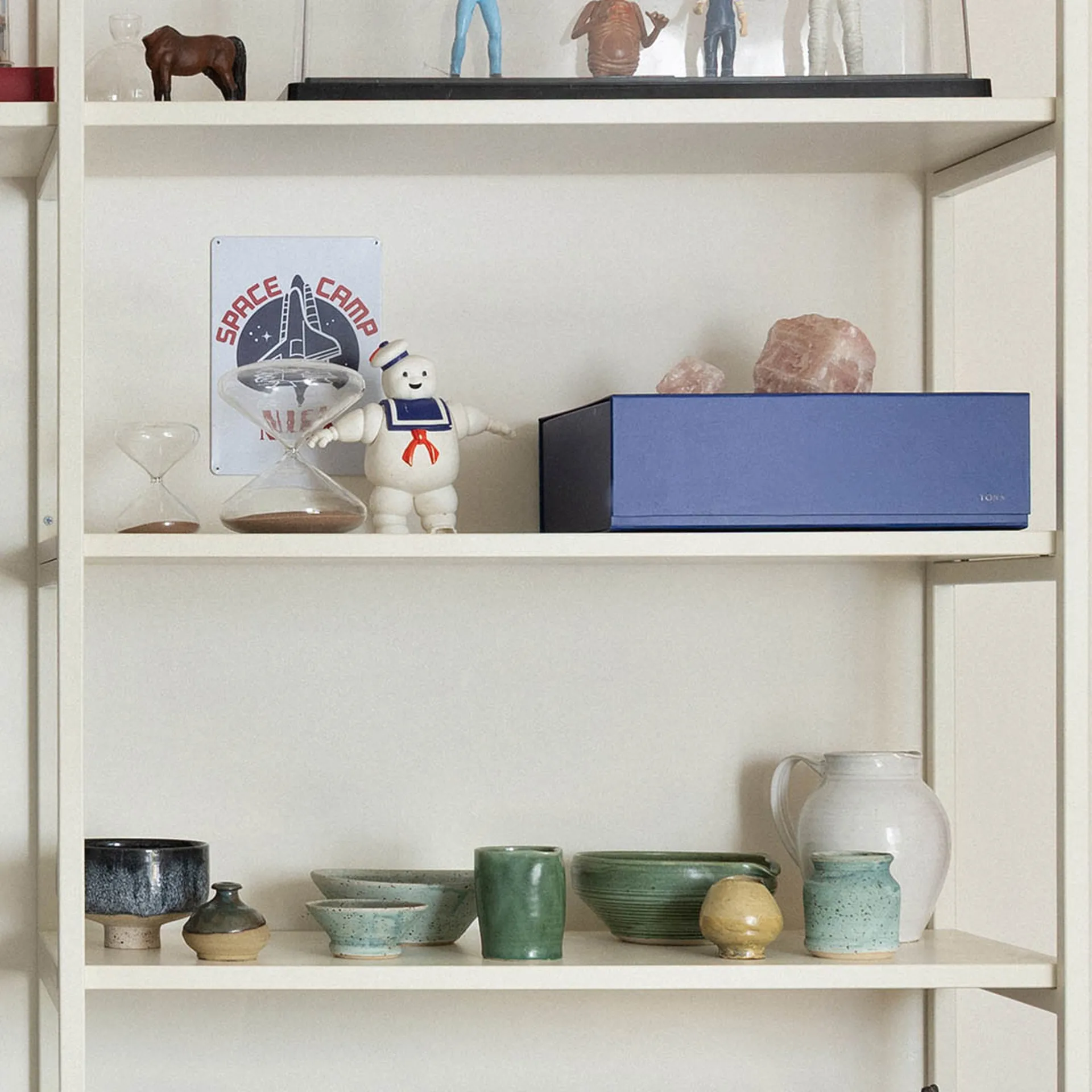 Pac box storage box, Midnight blue, large 32.5x10.5x30 cm, 2-pack TÔNN furniture