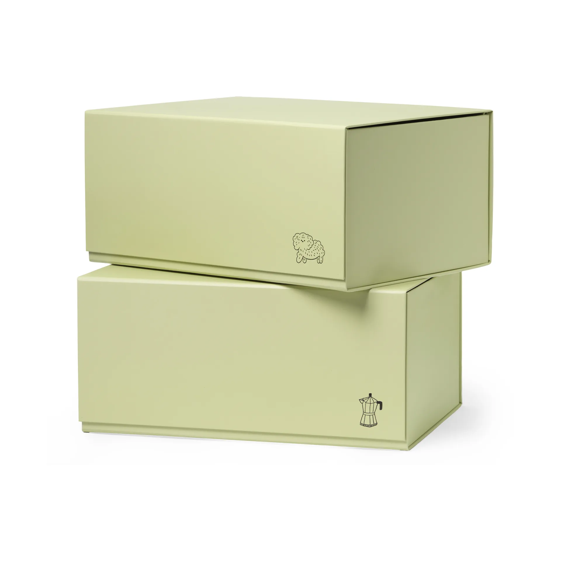 Pac box storage box, TÔNN x MAJASBOK Elderflower green, 2-pack TÔNN furniture
