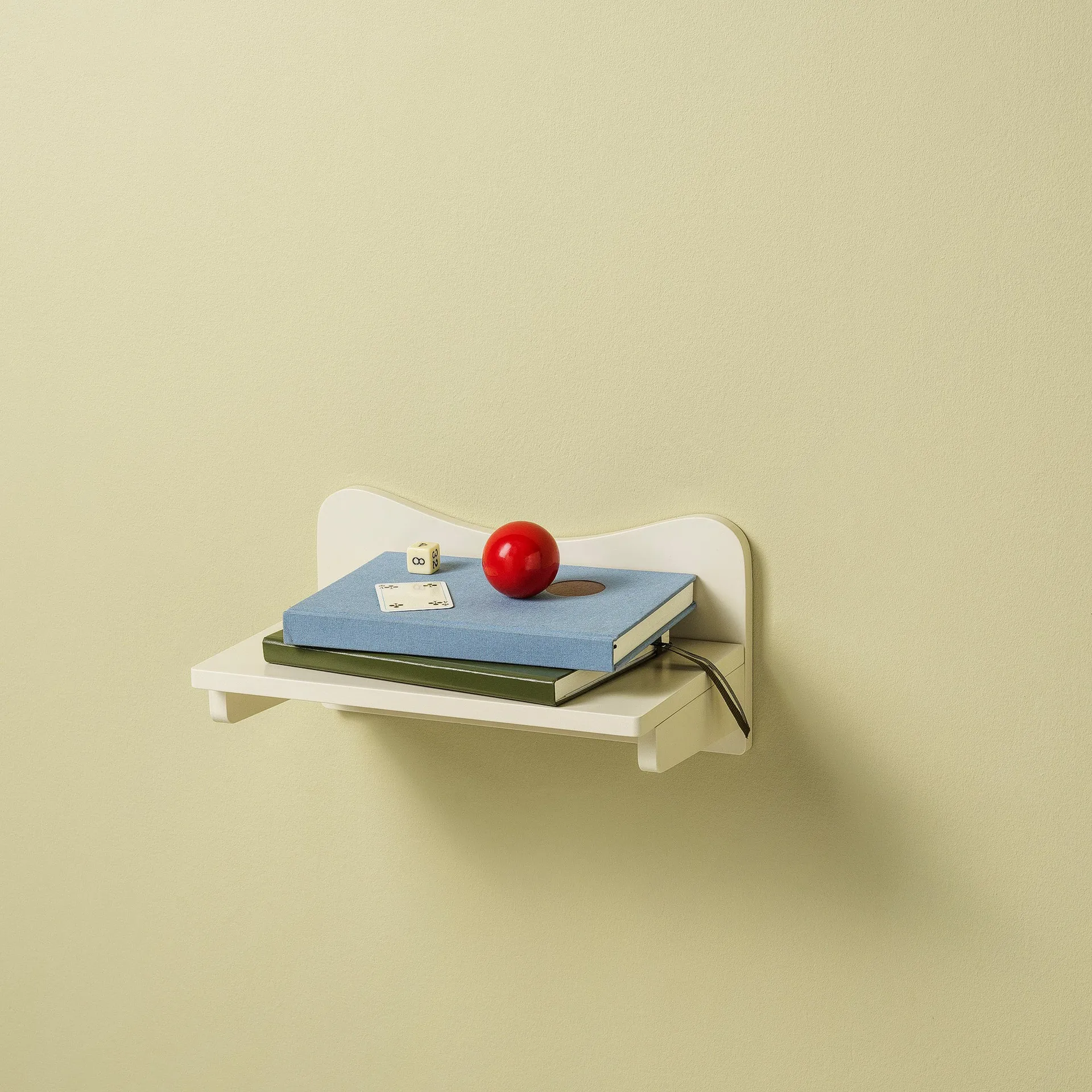 Patsy wall shelf 15x30 cm, Off-white TÔNN furniture