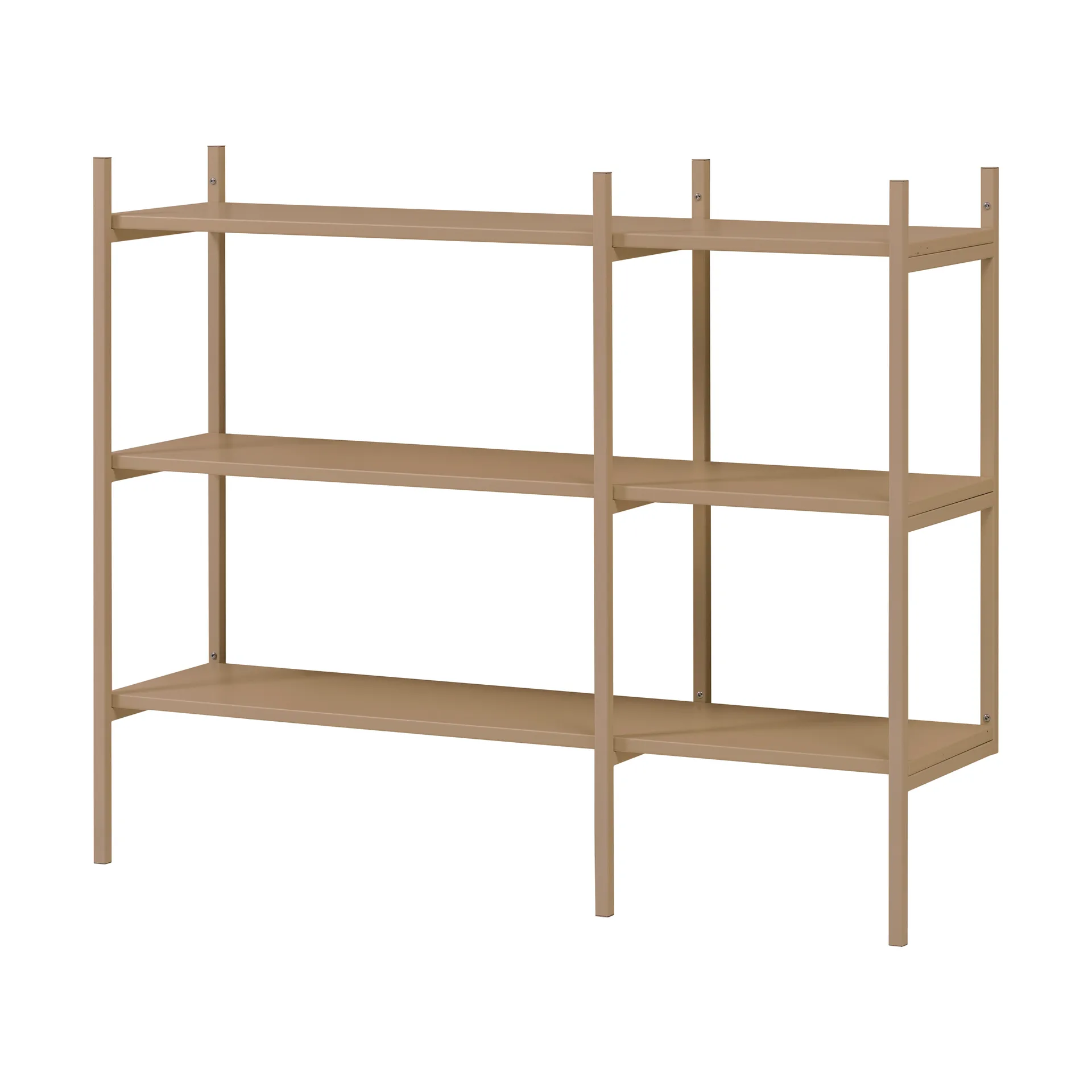 Portal bookcase small, Camel, 123 cm TÔNN furniture