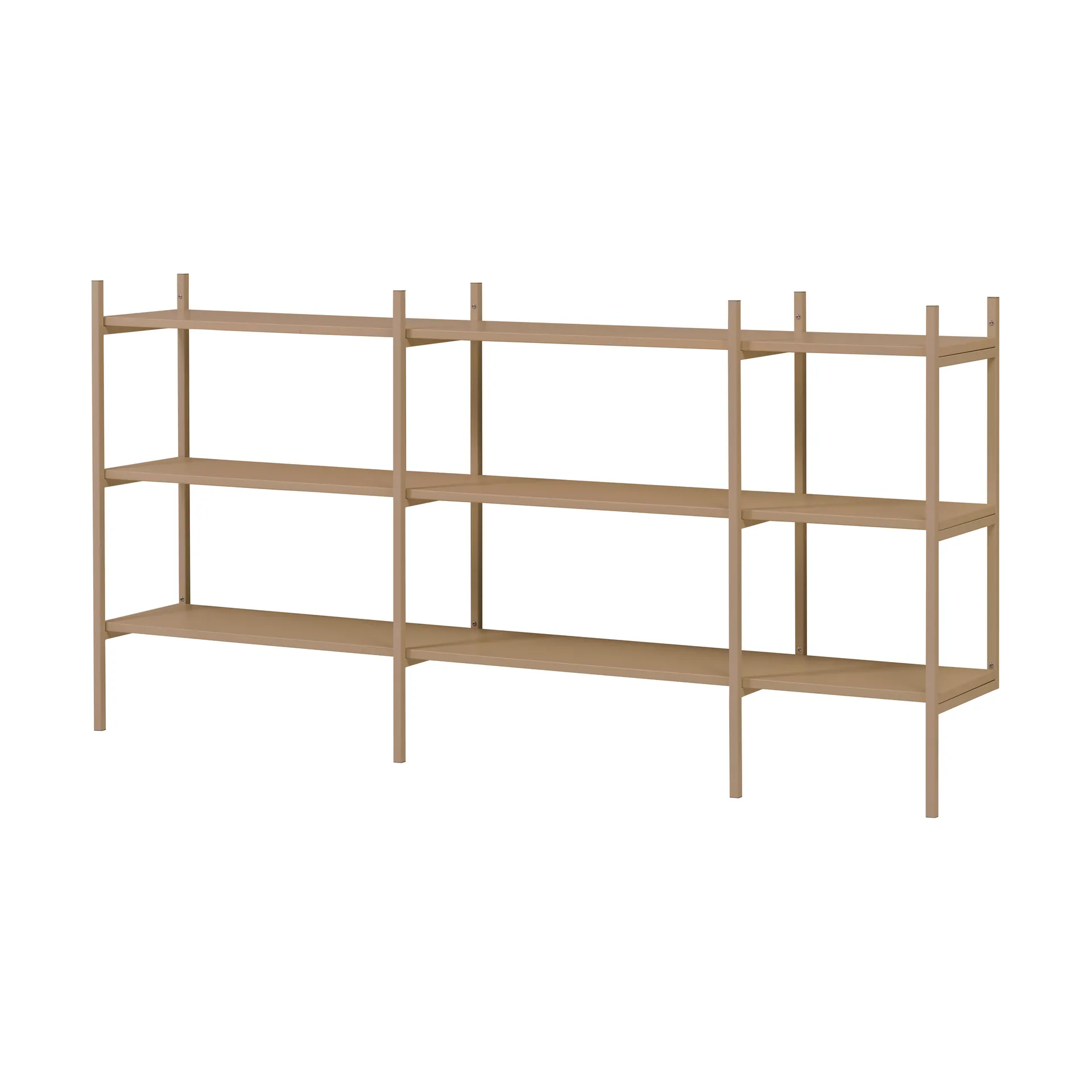 Portal bookcase small, Camel, 201 cm,  TÔNN furniture