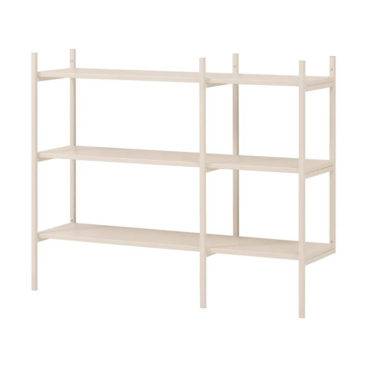 Portal bookcase small, Off white, 123 cm - TÔNN furniture