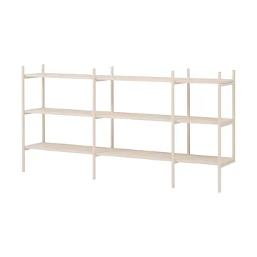 Portal bookcase small, Off white, 201 cm - TÔNN furniture