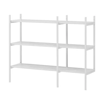 Portal bookcase small, White, 123 cm - TÔNN furniture