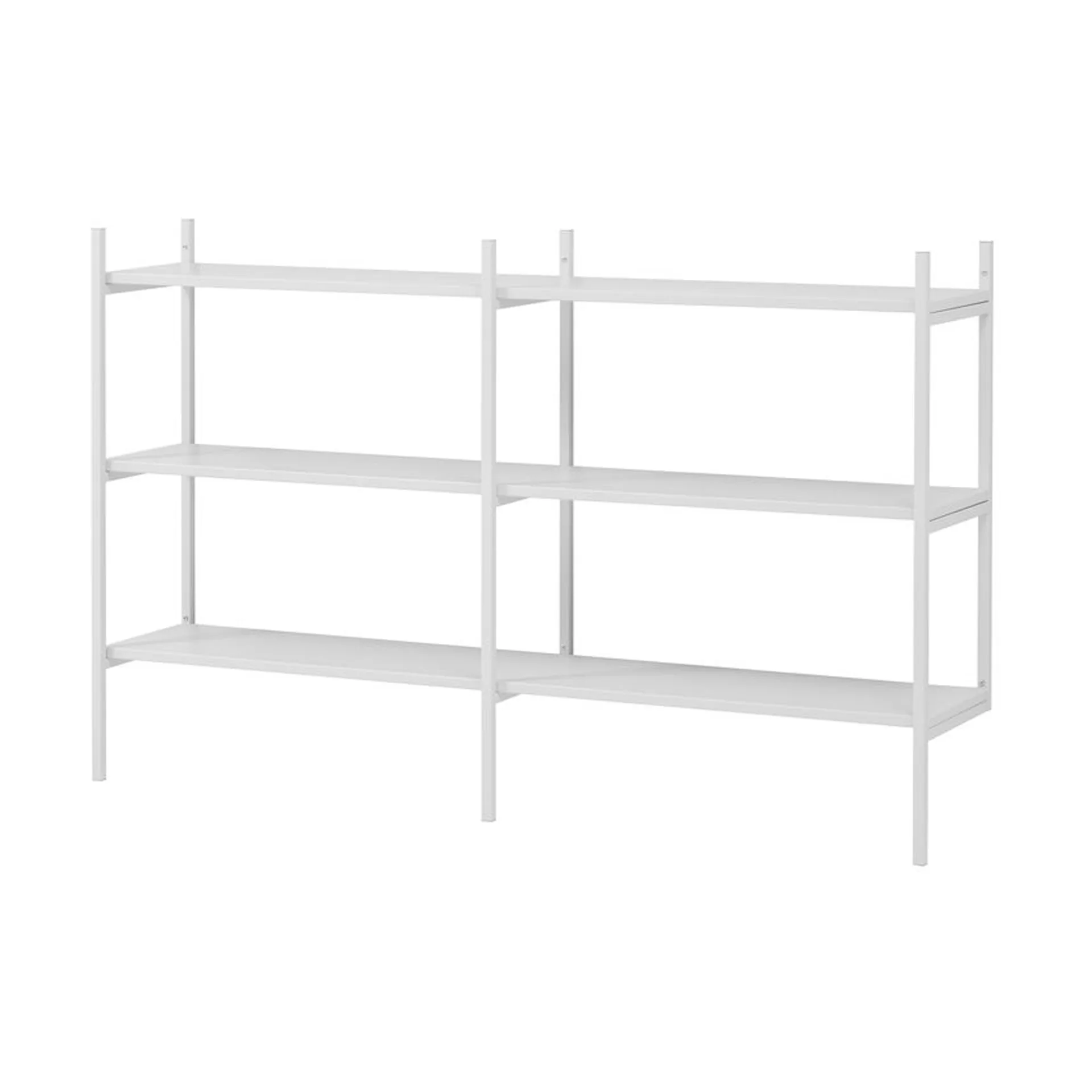 Portal bookcase small, White, 158 cm,  TÔNN furniture