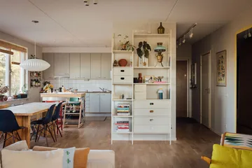 Portal bookshelf 123 cm - Off-white - TÔNN furniture
