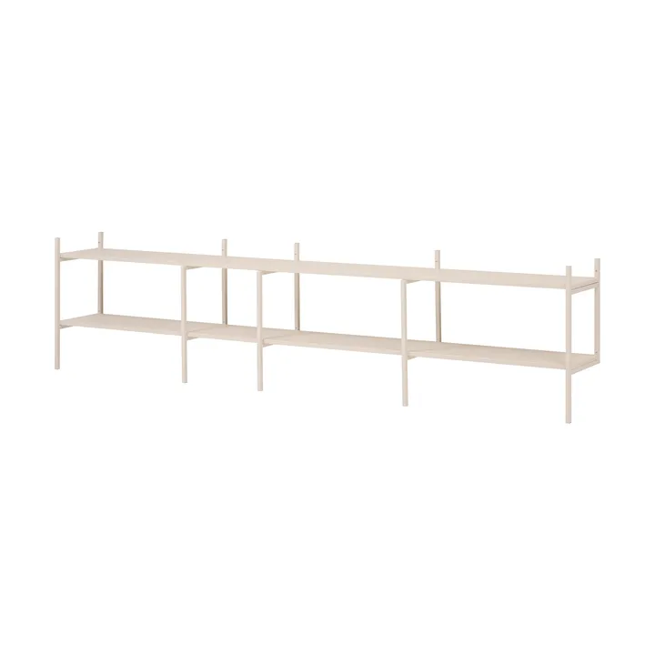Portal TV bench, Off white, 279 cm - TÔNN furniture