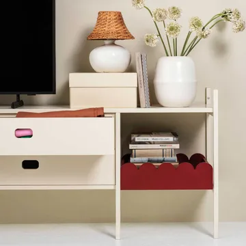 Portal TV stand 201 cm - Off-white - TÔNN furniture